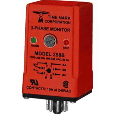 Time Mark 258B 3-Phase Monitor [258B-240VAC]
