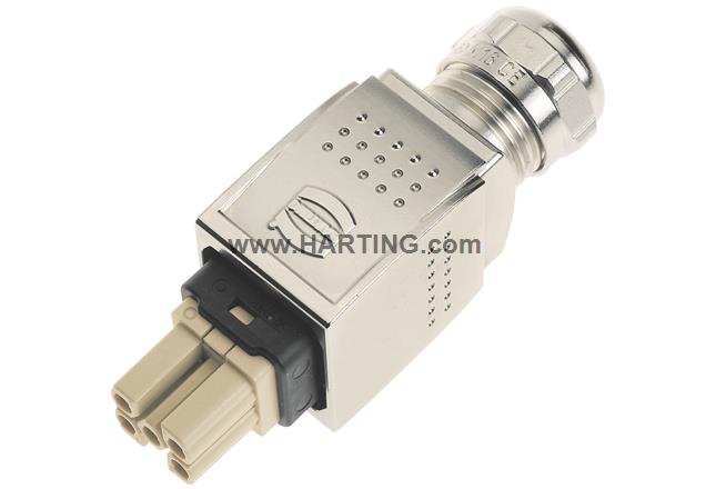 Harting Han PushPull Power 4/0-F Metall QL [9352320401]