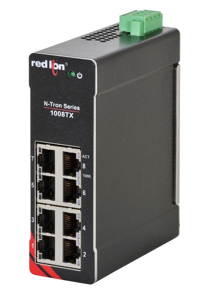 1008TX N-Tron Industrial Gigabit Ethernet Switch 8 Port Unmanaged [1008TX]