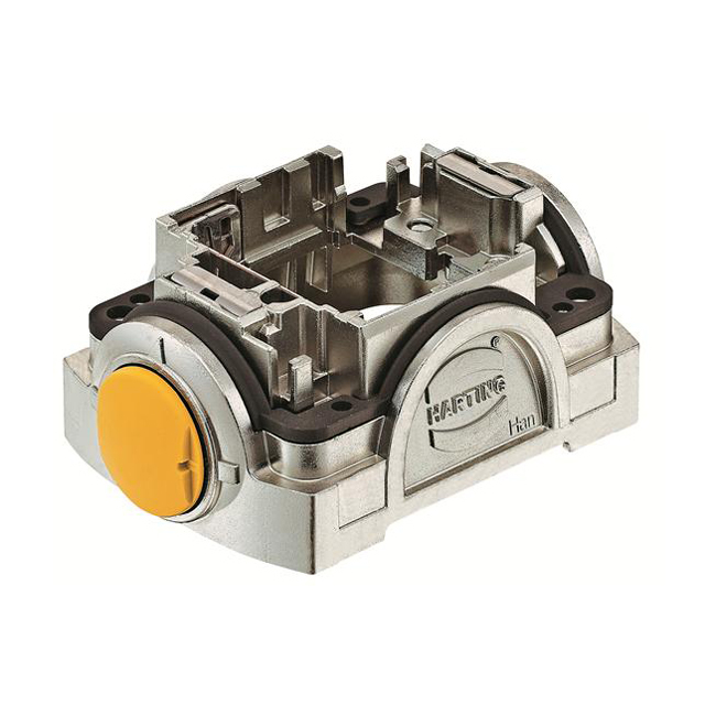 Harting Han-Yellock Carrier Hood Plain Push Button [11123000100]