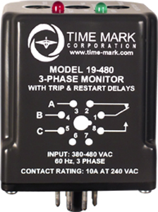 19-480 Time Mark Model 19 480VAC 3-Phase Monitor [19-480]