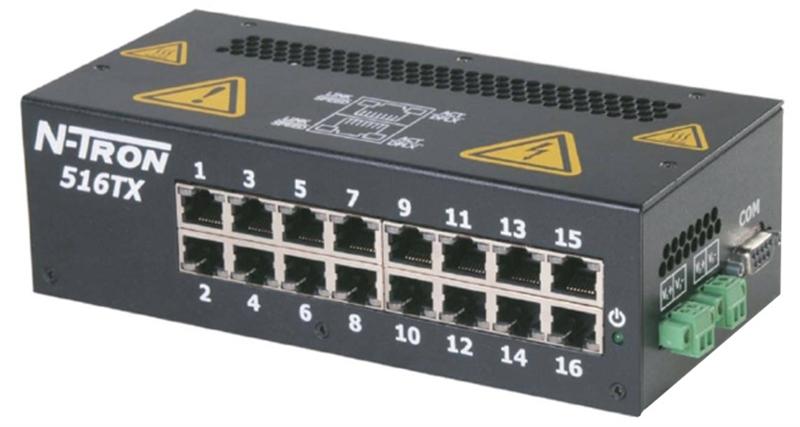 516TX N-Tron Industrial Ethernet Switch 16 Ports Unmanaged [516TX]