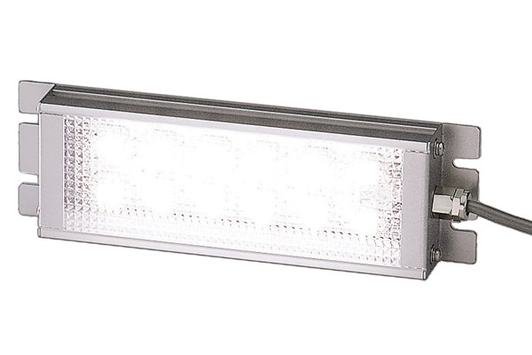 LED Illuminated Light Strip, 24V DC, Cool White, Clear lens, Side connection, 180mm, Array is 6 columns, 2 rows [LF1A-B1-2THWW6]