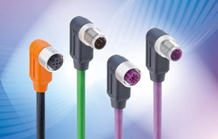 Belden Lumberg M12 360 Degree Shielding Right Angle Connectors [M12 360 Belden-Lumberg]