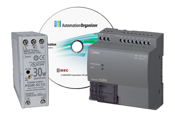 SmartAXIS Starter Kit 12I/O DC, USB cable, 30W PS and software [KIT-SMART-12-BDC]