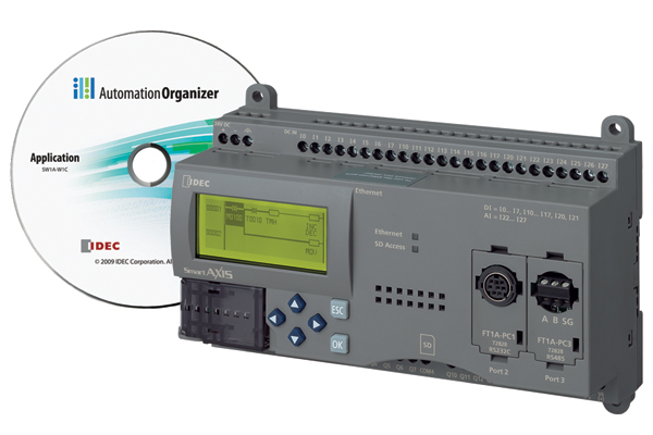 SmartAXIS Starter Kit 40I/O AC with display/keypad, USB cable and software [KIT-SMART-40-HAC-R]