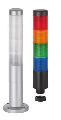 WERMA Slim-Line LED KOMPAKT 37 Signal Towers [KOMPAKT 37 Slim Line Series]