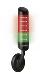 WERMA CleanSIGN 3-Tier, 3 Color Adjustable, Bracket Mount Signal Tower [695.200.55]