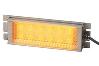 LED Illuminated Light Strip, 24V DC, Yellow, Clear lens, Side connection, 180mm, Array is 6 columns, 2 rows [LF1A-B1-2SHY8]